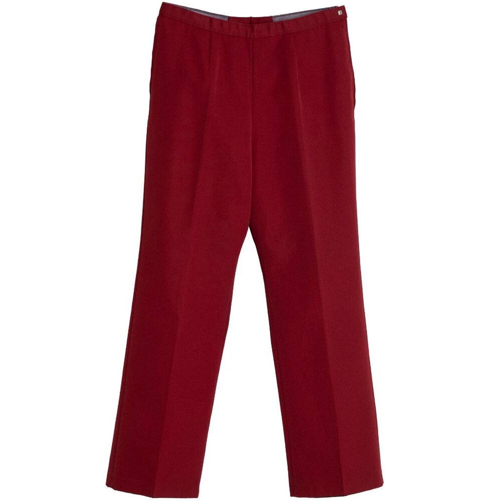 (West Germany) 70s, High-Twist Twill, Structured Drape, Felt-Lined